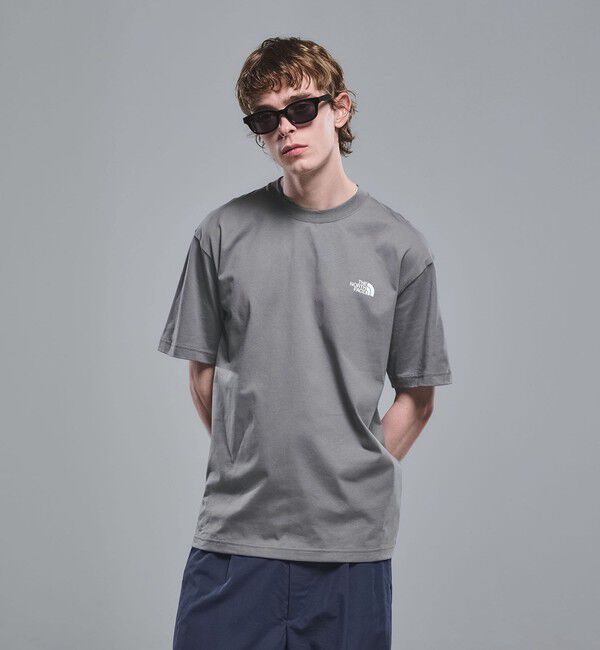 UNITED ARROWS green label relaxing「＜THE NORTH FACE＞ショート ハーフドーム デジタル スクエア ロゴTシャツ」|Tシャツ・カットソー|DK.GRAY