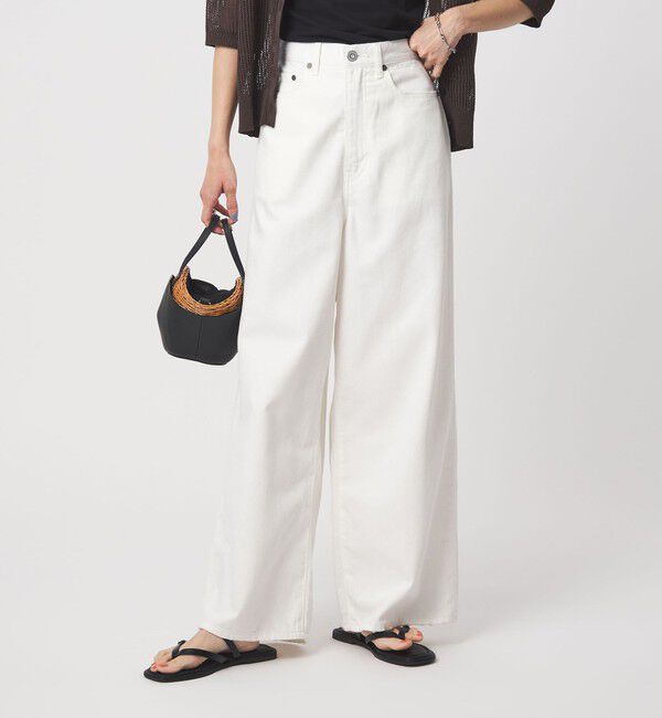 UNITED ARROWS green label relaxing「＜CHIHIRO HYODO&times;green label relaxing＞ワイド ライト デニム」|デニム|