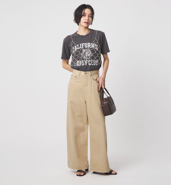 UNITED ARROWS green label relaxing「＜CHIHIRO HYODO&times;green label relaxing＞ワイド ライト デニム」|デニム|