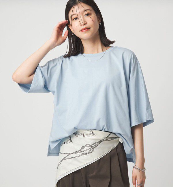 UNITED ARROWS green label relaxing「【WEB限定】＜at ease＞ドルマン カットソー 接触冷感」|Tシャツ・カットソー|