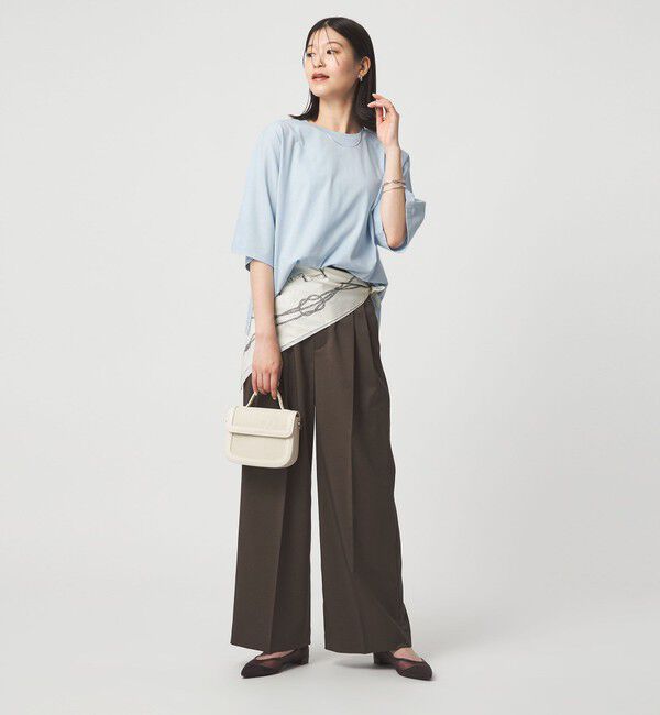 UNITED ARROWS green label relaxing「【WEB限定】＜at ease＞ドルマン カットソー 接触冷感」|Tシャツ・カットソー|