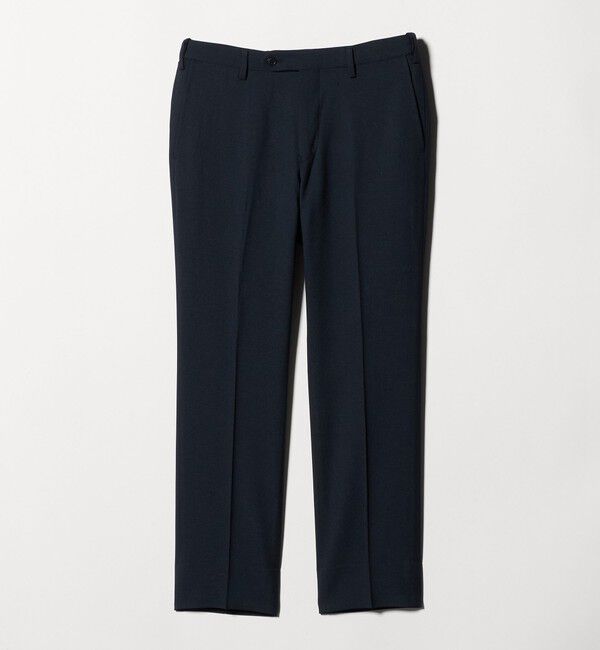 UNITED ARROWS green label relaxing「A+ COOL ポリエステル バーズアイ スタンダード アジャスター NP スラックス -ウォッシャブル・ストレッチ」|スラックス|