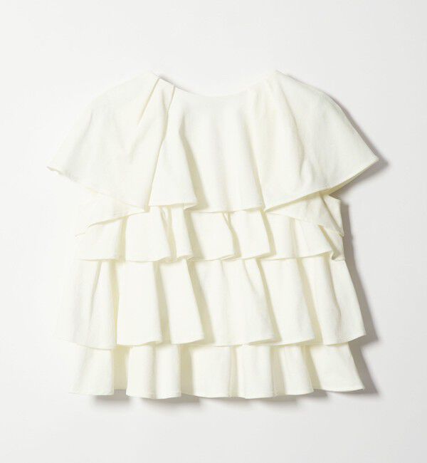 EMMEL REFINES「＜EMMEL REFINES＞EM ティアードフリル カットソー トップス」|Tシャツ・カットソー|