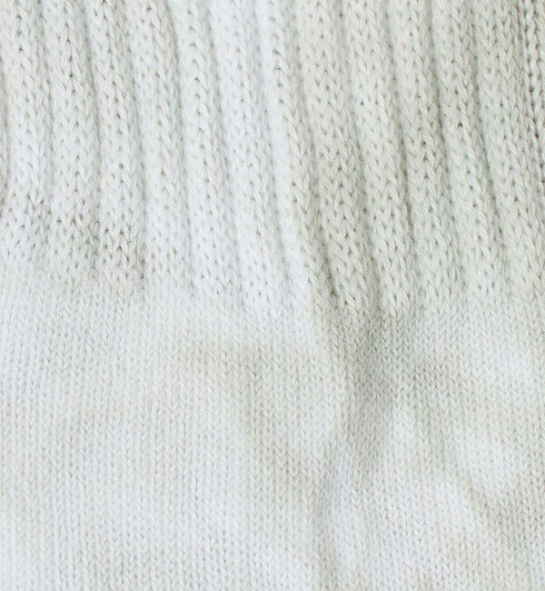 BEAUTY&YOUTH UNITED ARROWS「ツーライン パイル クルー タイダイ ソックス」|ソックス|