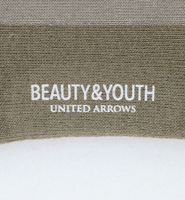 BEAUTY&YOUTH UNITED ARROWS「バック ライン クウォーター ソックス」|ソックス|