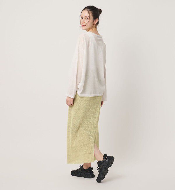 BEAUTY&YOUTH UNITED ARROWS「レースプリーツ タイトスカート ウォッシャブル」|タイト|