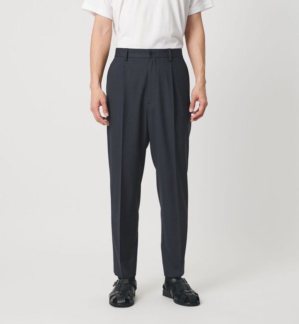 BEAUTY&YOUTH UNITED ARROWS「ASTY 1プリーツ スラックス NO.5 セットアップ対応」|チノ|