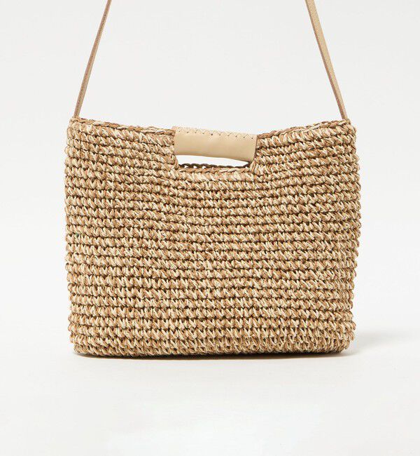 BEAUTY&YOUTH UNITED ARROWS「ペーパー スクエア レザーハンドル ショルダーバッグ 2WAY」|ショルダー・メッセンジャー|