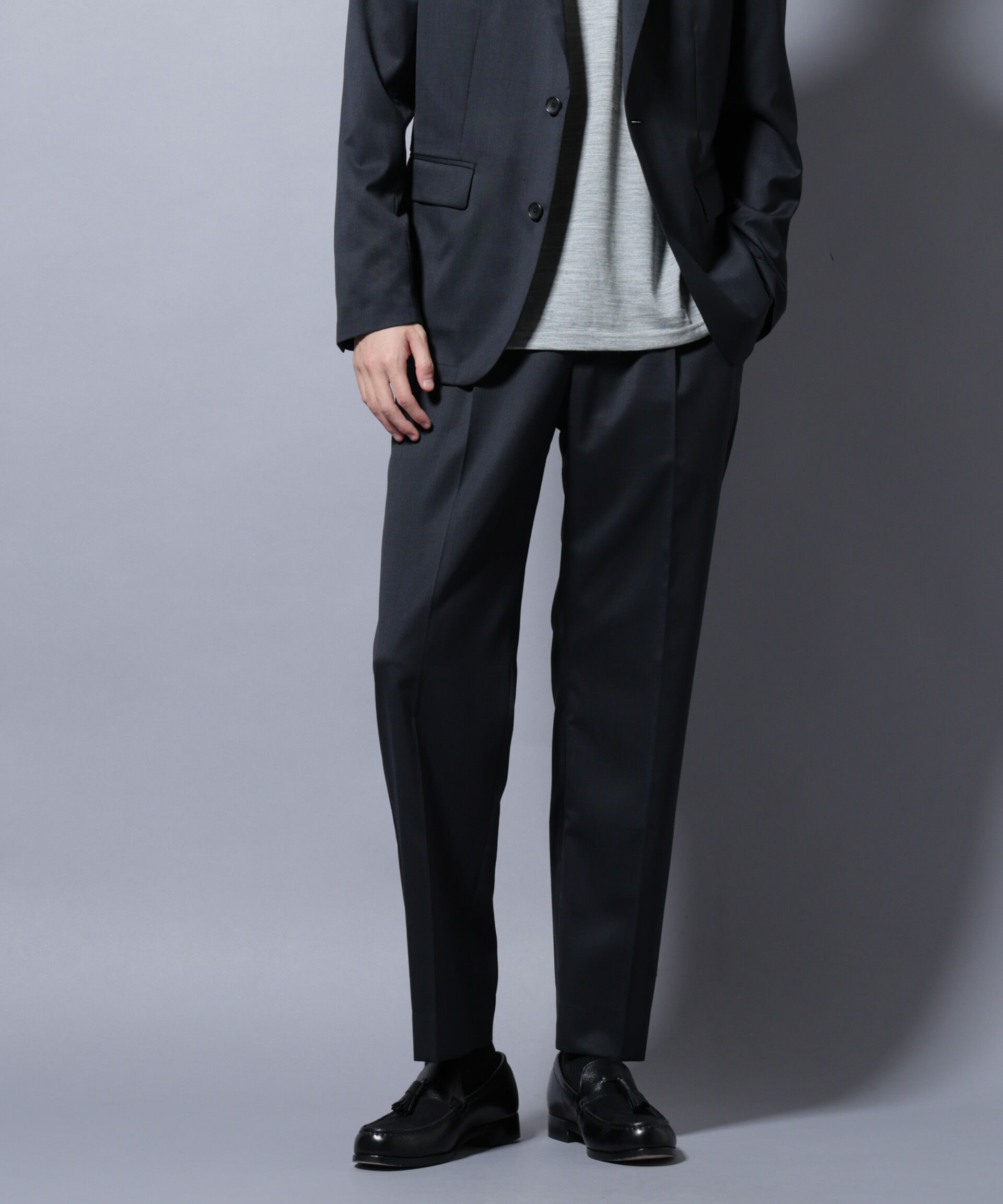 nano･universe「「Damerino Select」RENU(R)T/Wシャドーチェックパンツ（セットアップ可)」|スーツ|パターン21