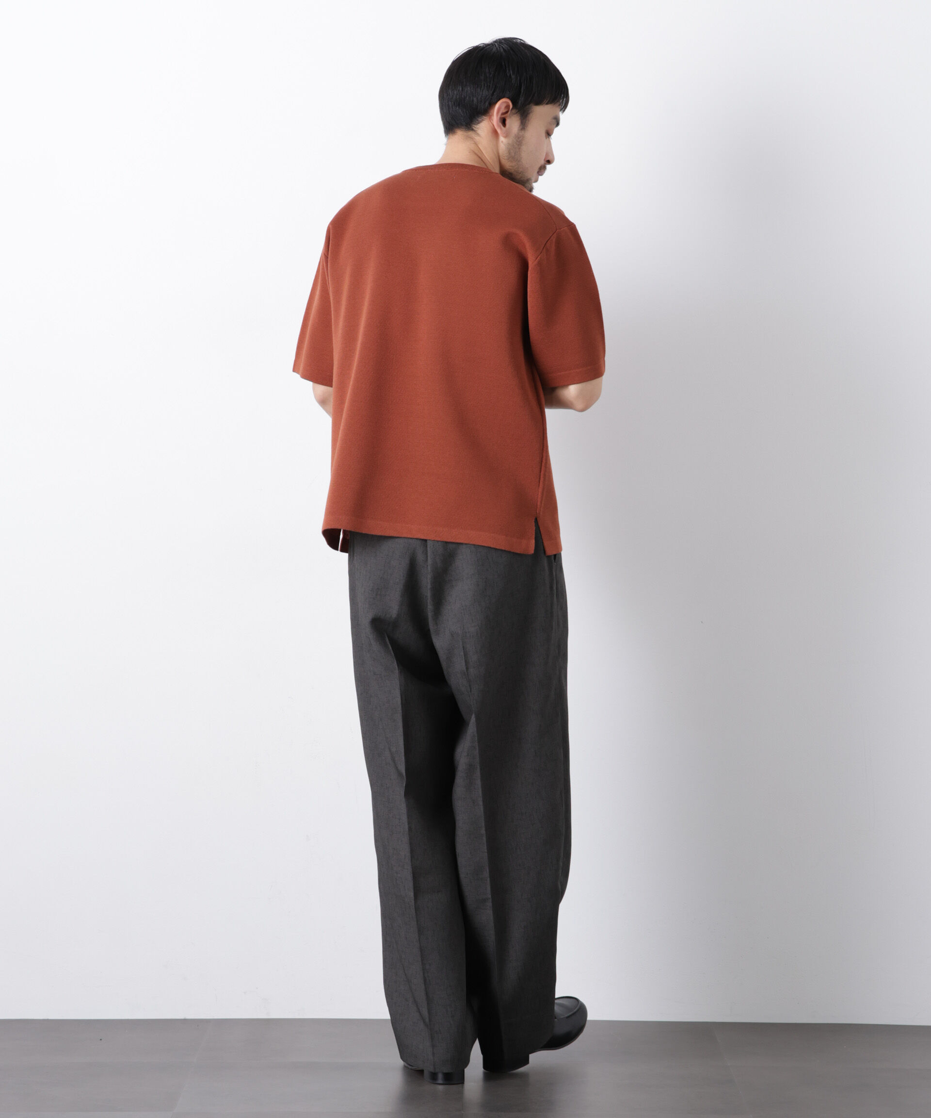 nano･universe「12ゲージドライニットTシャツ 半袖」|ニット・セーター|