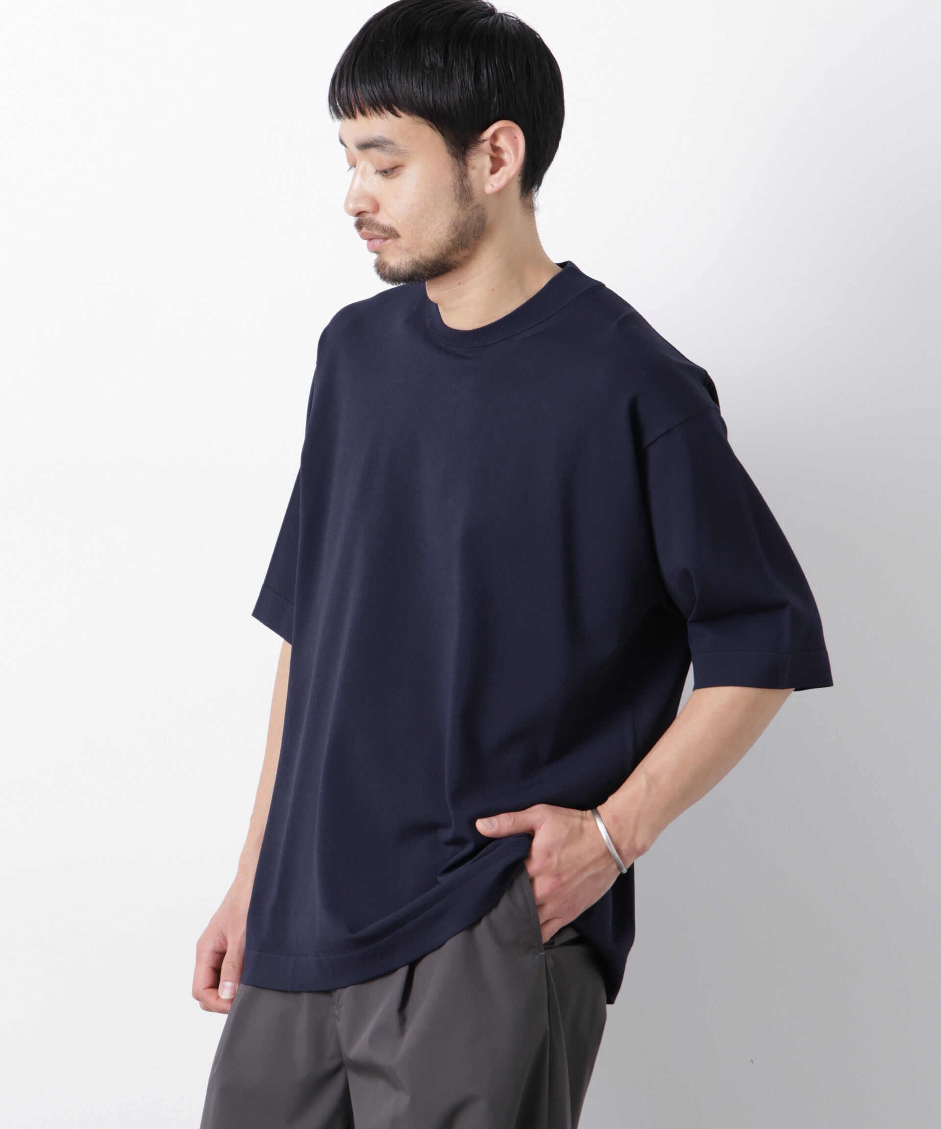 nano･universe「ジャケT(R) ELITE 7 FUNCTION ニット」|ニット・セーター|