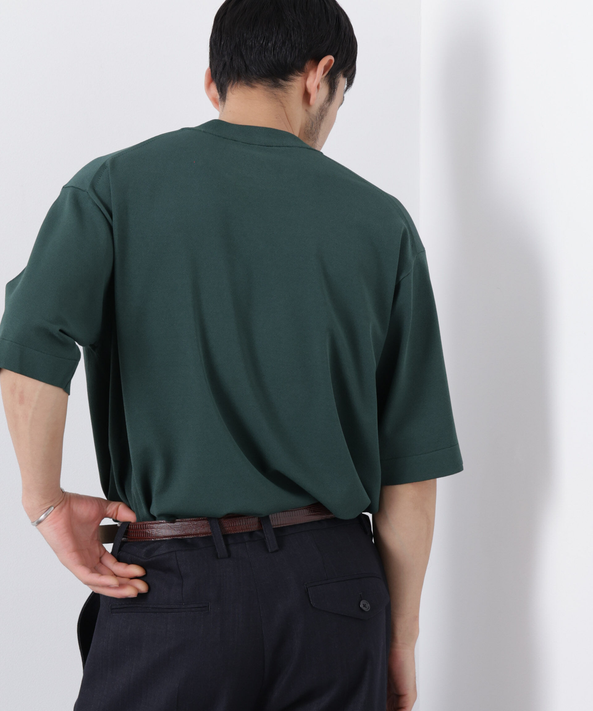 nano･universe「ジャケT(R) ELITE 7 FUNCTION ニット」|ニット・セーター|