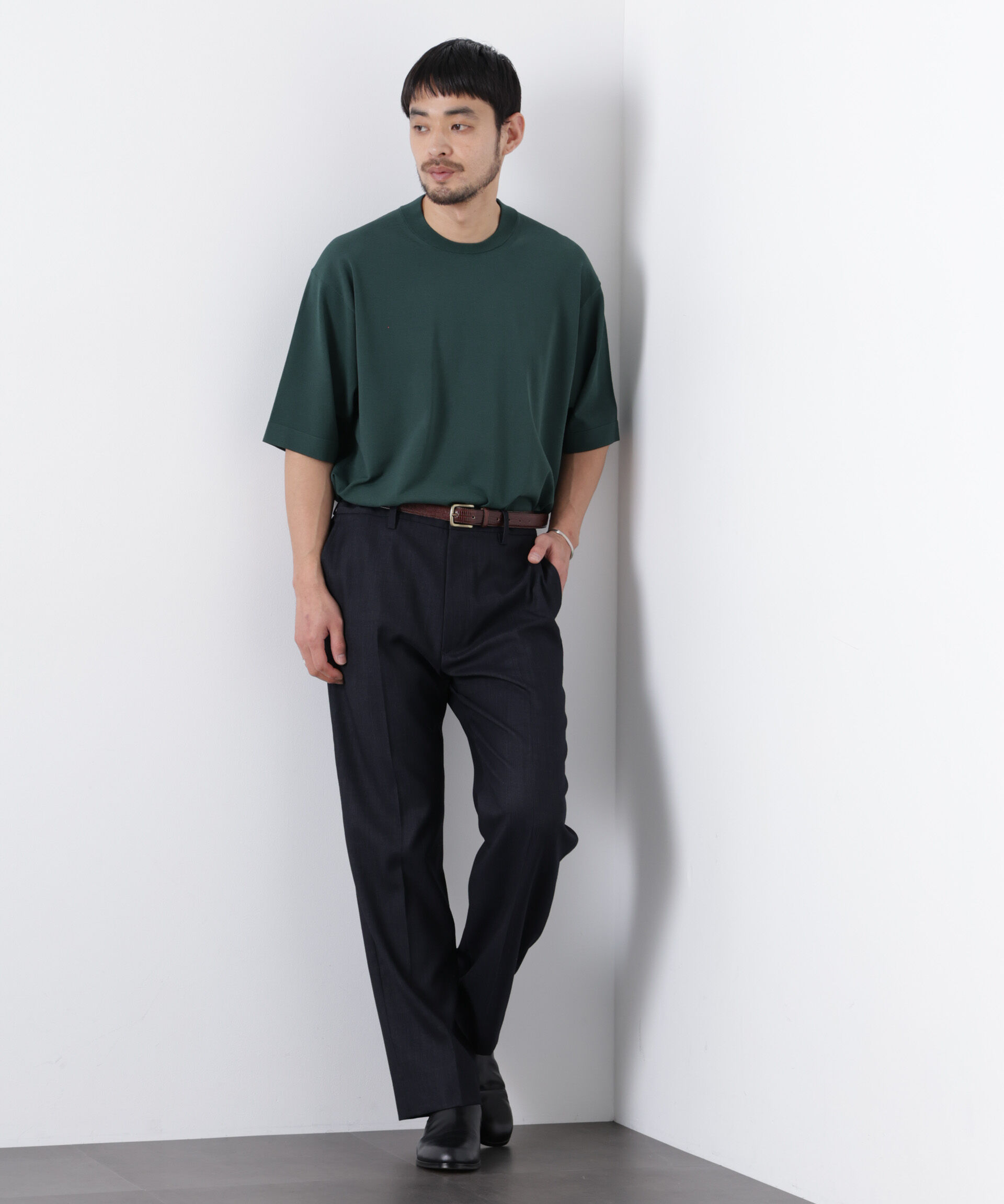 nano･universe「ジャケT(R) ELITE 7 FUNCTION ニット」|ニット・セーター|