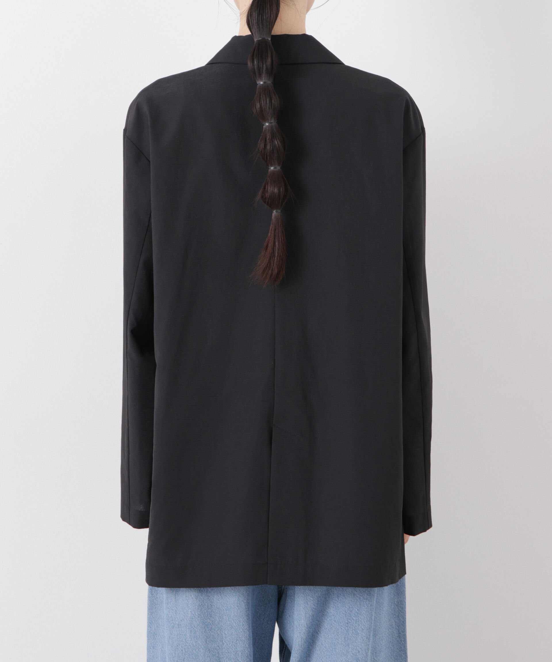 nano･universe「ソフトシアーシングルジャケット(セットアップ可)」|テーラードジャケット|