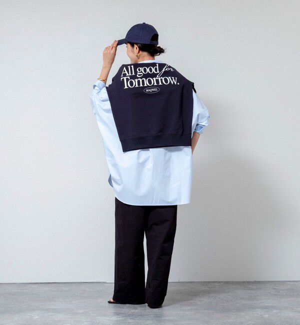 MAQWEL「【MAQWEL/マクウェル】ウォッシャブルオックスシャツ」|シャツ・ブラウス|