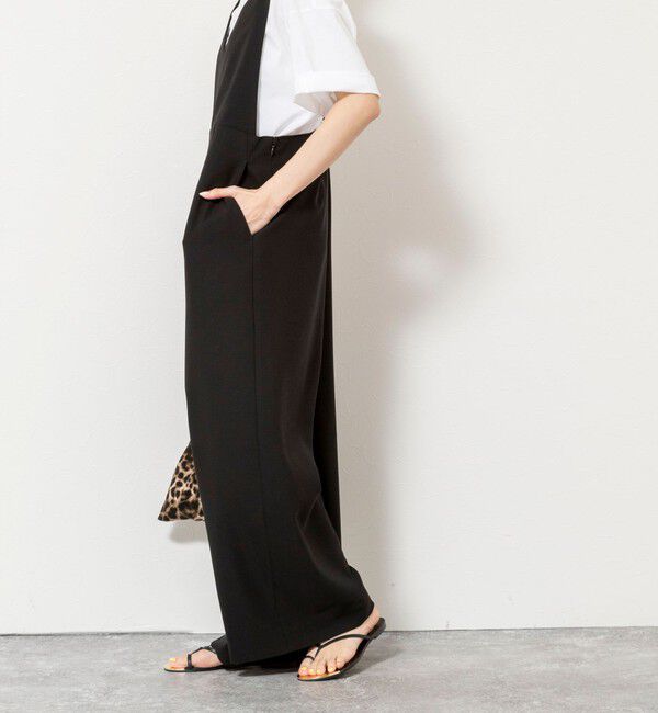 NOLLEY'S「ウォッシャブル多機能ツイルサロペットパンツ」|オールインワン|