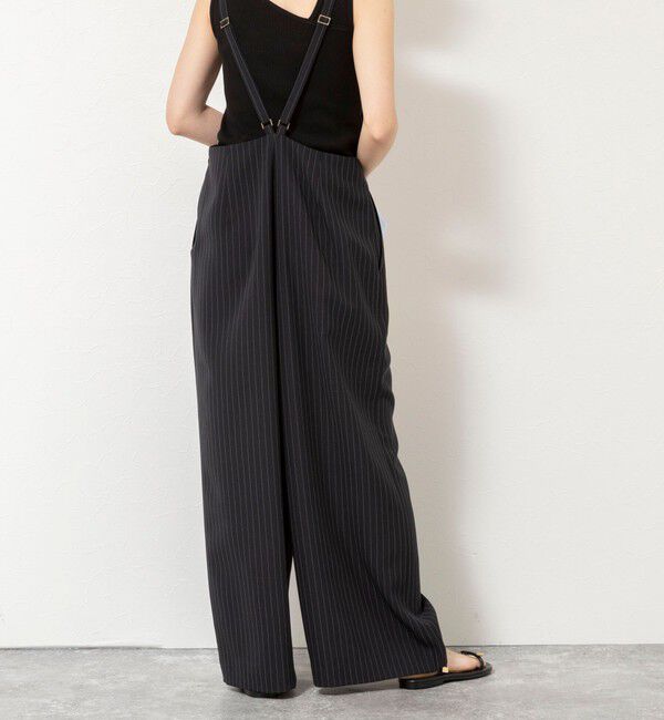 NOLLEY'S「ウォッシャブル多機能ツイルサロペットパンツ」|オールインワン|