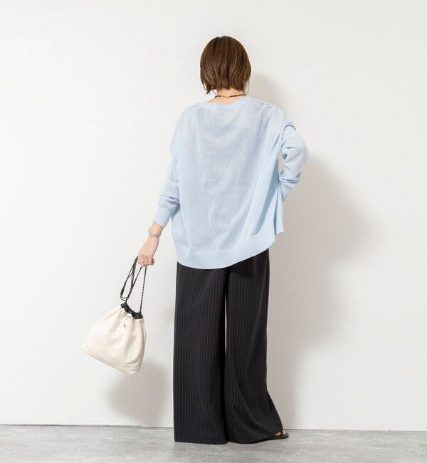 NOLLEY'S「ウォッシャブル多機能ツイルサロペットパンツ」|オールインワン|