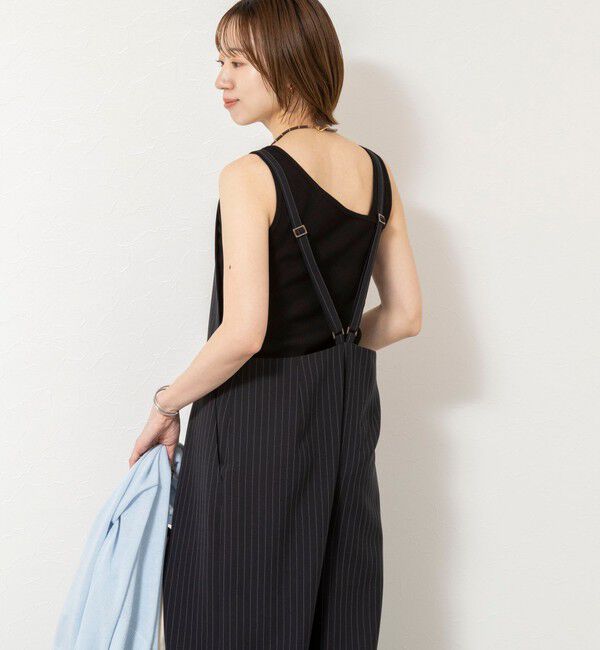 NOLLEY'S「ウォッシャブル多機能ツイルサロペットパンツ」|オールインワン|