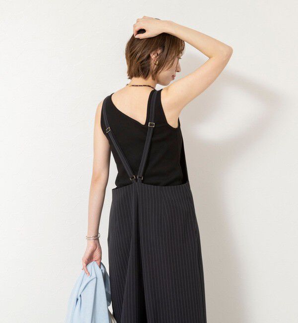 NOLLEY'S「ウォッシャブル多機能ツイルサロペットパンツ」|オールインワン|