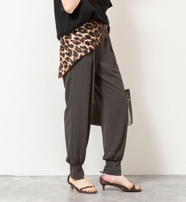 NOLLEY'S「【WEB＆一部店舗限定カラー】《セットアップ対応》ジョーゼットジョガーパンツ」|チノ|