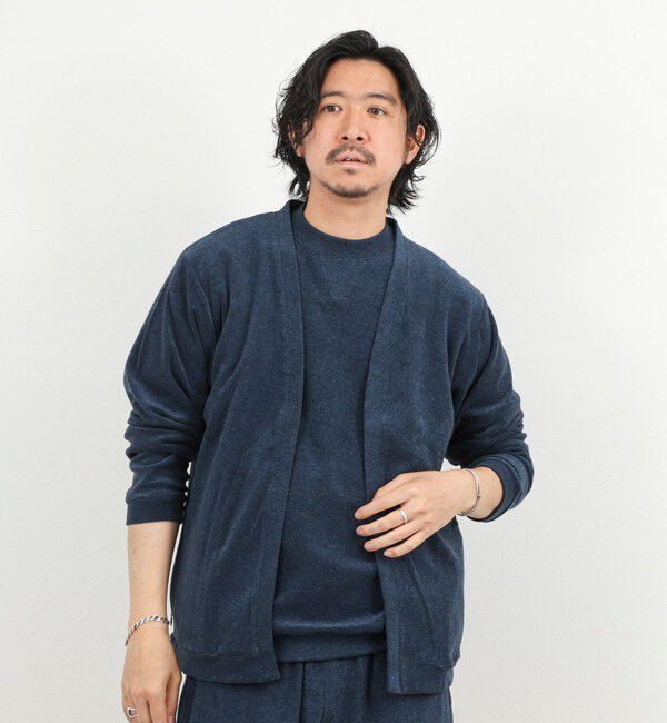 NOLLEY'S goodman「《セットアップ対応》ボタンレス パイルカーディガン 26SS」|カーディガン|