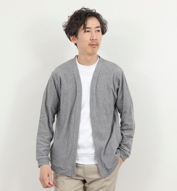 NOLLEY'S goodman「《セットアップ対応》ボタンレス パイルカーディガン 26SS」|カーディガン|