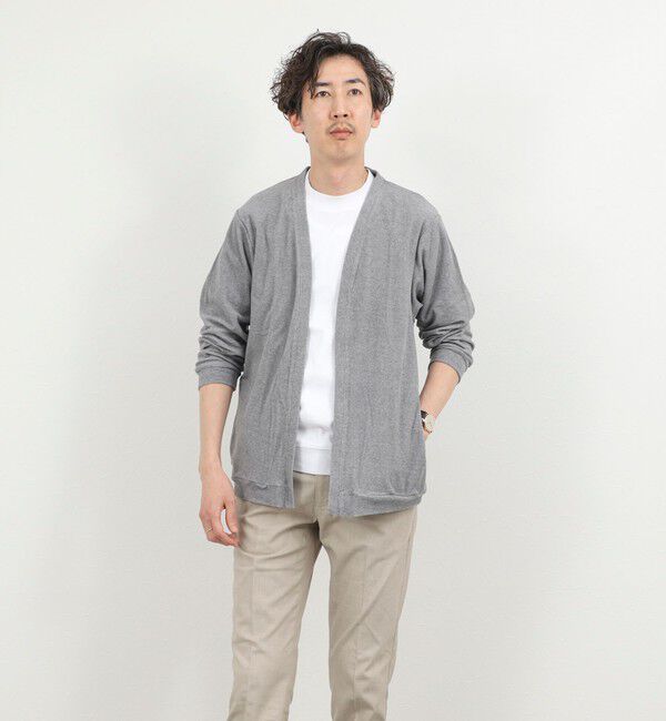 NOLLEY'S goodman「《セットアップ対応》ボタンレス パイルカーディガン 26SS」|カーディガン|