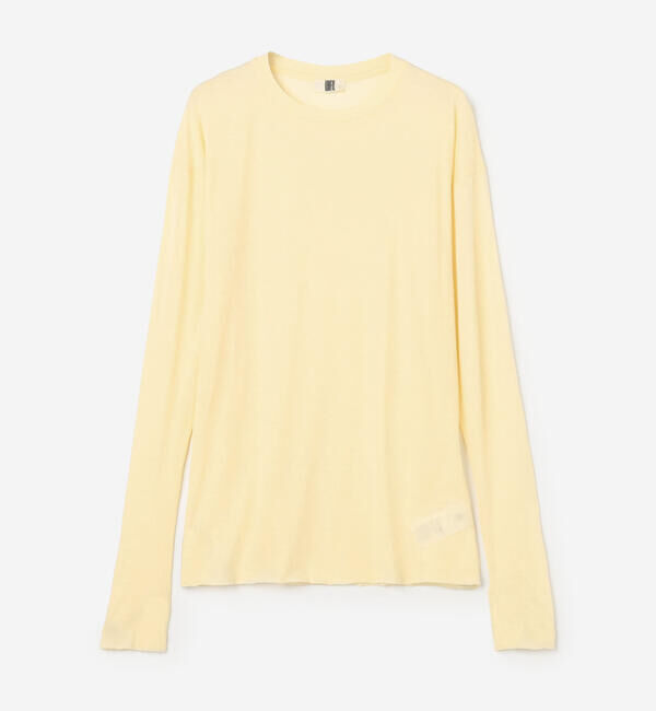 UNFIL「UNFIL | コットン シアージャージー長袖Tシャツ WOMEN」|Tシャツ・カットソー|