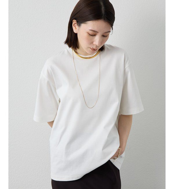  「【Drawing Numbers】ハイツイストプレーンTシャツ」|Tシャツ・カットソー|