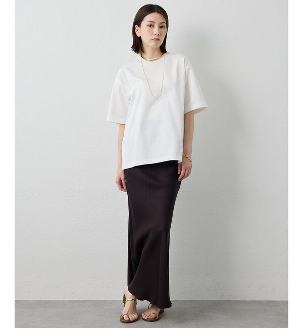  「【Drawing Numbers】ハイツイストプレーンTシャツ」|Tシャツ・カットソー|