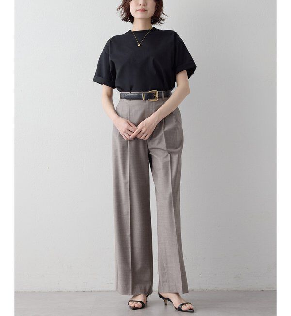  「【Drawing Numbers】ハイツイストプレーンTシャツ」|Tシャツ・カットソー|