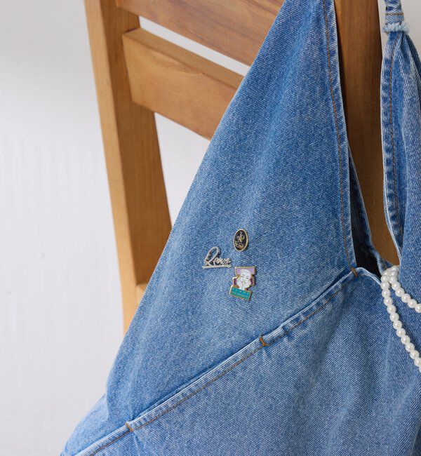  「Q.anos トライアングルデニムバッグ」|トートバッグ|