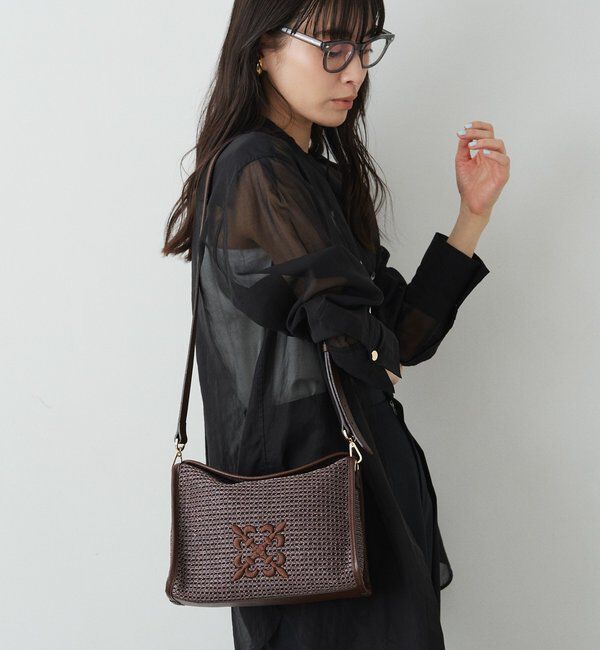  「ナイロンラフィアショルダーバッグ」|ショルダー・メッセンジャー|