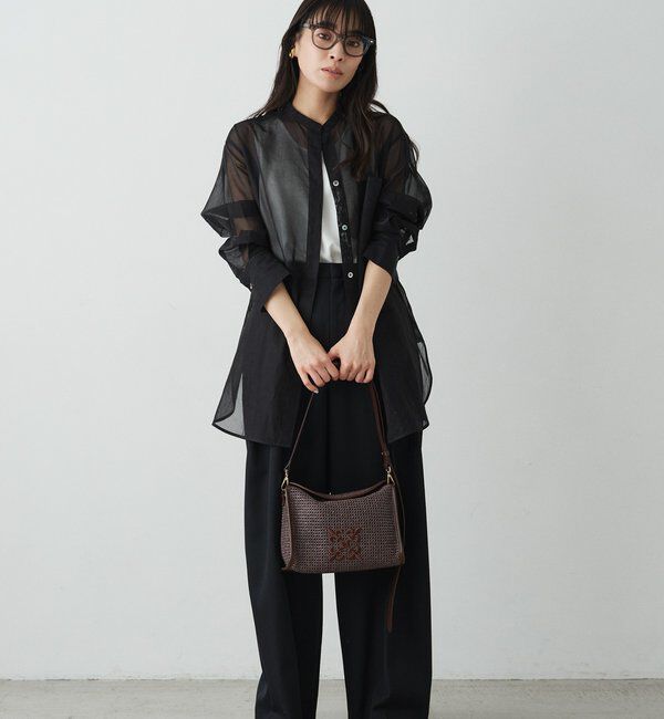  「ナイロンラフィアショルダーバッグ」|ショルダー・メッセンジャー|