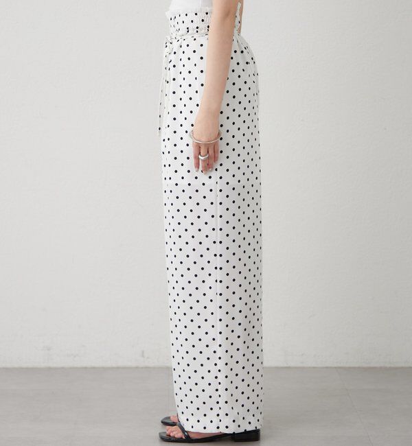  「ドットWベルトパンツ」|チノ|