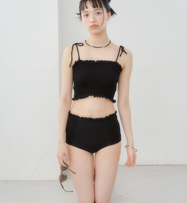  「26SSシャーリングスイムウェア」|ビキニ|ブラック