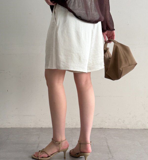  「サテンショートパンツ」|チノ|