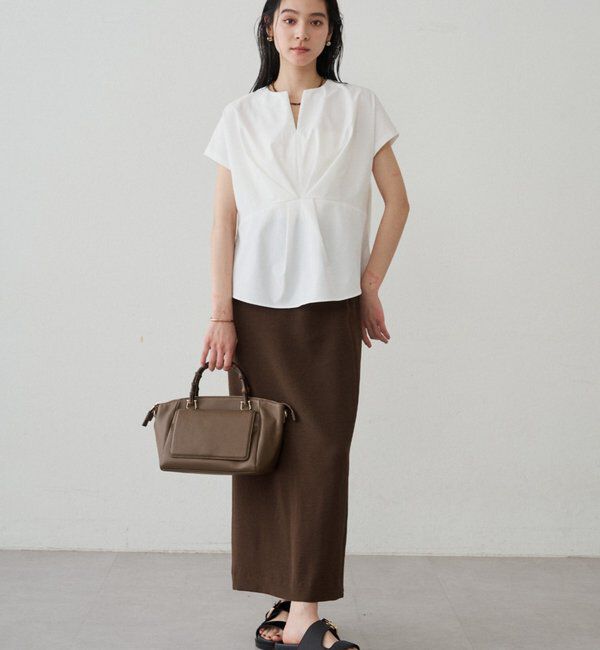  「フロントタックブラウス」|シャツ・ブラウス|