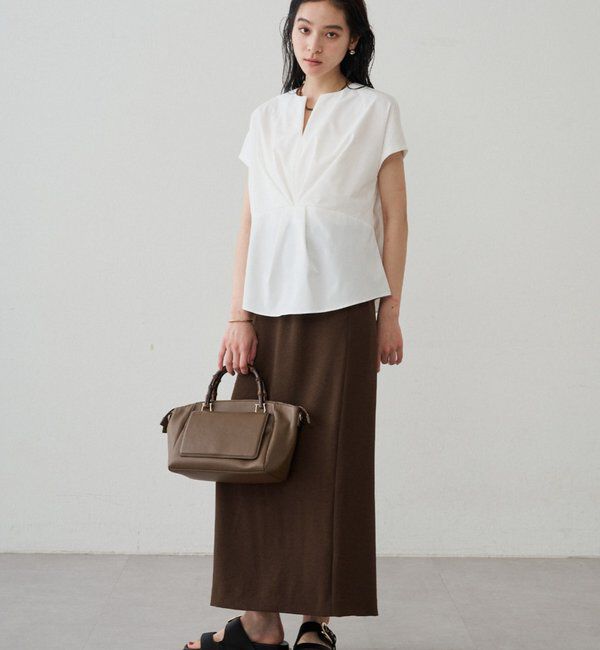  「フロントタックブラウス」|シャツ・ブラウス|