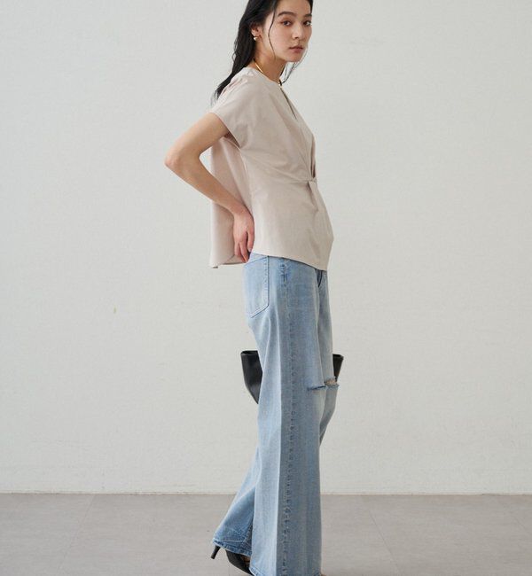  「フロントタックブラウス」|シャツ・ブラウス|