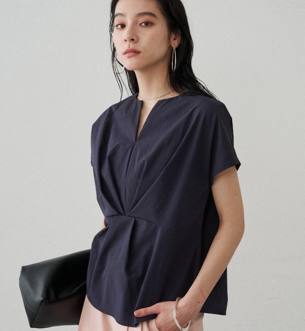  「フロントタックブラウス」|シャツ・ブラウス|