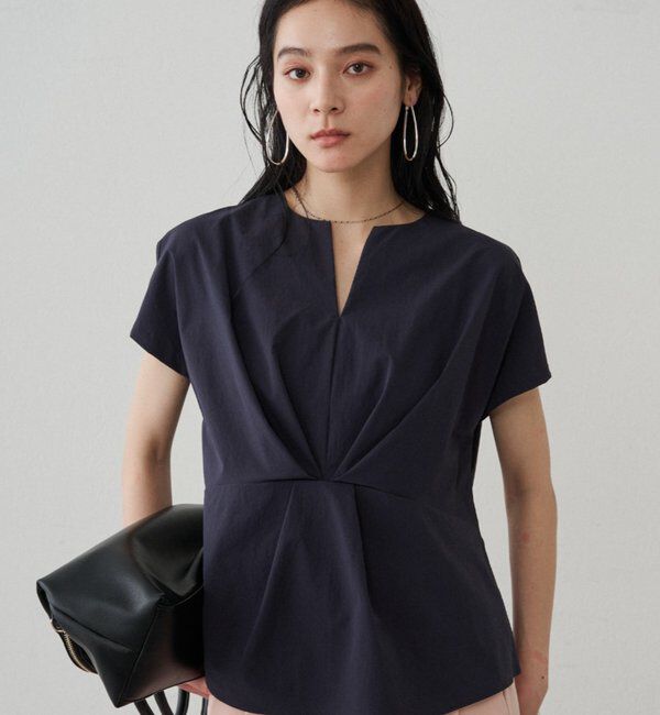  「フロントタックブラウス」|シャツ・ブラウス|