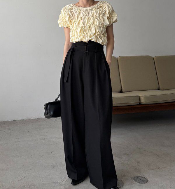  「【新色イエロー・チャコールグレー】シャーリングホイップＴ」|Tシャツ・カットソー|