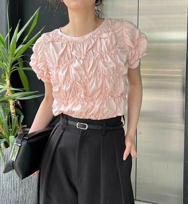  「【新色イエロー・チャコールグレー】シャーリングホイップＴ」|Tシャツ・カットソー|