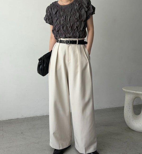  「【新色イエロー・チャコールグレー】シャーリングホイップＴ」|Tシャツ・カットソー|