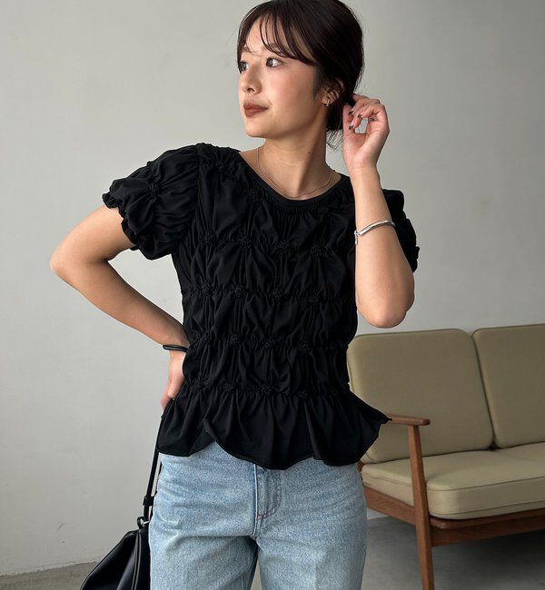  「【新色イエロー・チャコールグレー】シャーリングホイップＴ」|Tシャツ・カットソー|