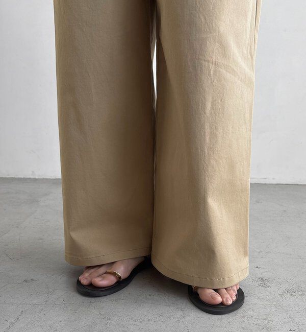  「【腰回りカバー/低身長サイズあり】2タックチノパン」|チノ|