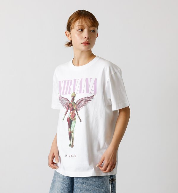ABAHOUSE「【GOOD ROCK SPEED/グッドロックスピード】NIRVANA TEE」|Tシャツ・カットソー|