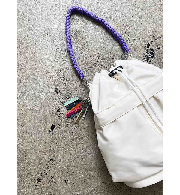 Rouge vif「【cheek / チーク】kinchaku code 2 way tote /」|トートバッグ|ホワイト